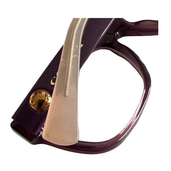 COACH HC6082 5351 Frames 53-17-135 Crystal Plum Blush Graduate - Picture 6 of 7